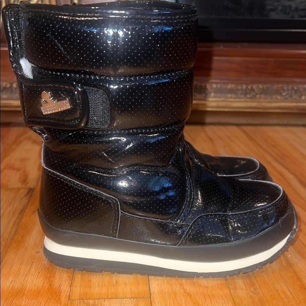 Kids Black Winter Boots